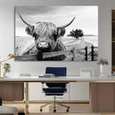 Scottish Highland Cow Wall Art | Rustic Farmhouse Décor |