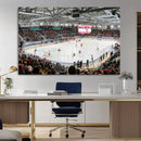 Lausanne Arena Ice Hockey Stadium Wall Art Canvas Print,