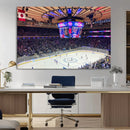 Madison New York Rangers Hockey Stadium Wall Art Canvas
