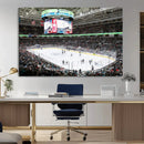 Sharks Arena Blackhawks Sharks Ice Hockey Stadium Wall Art by MyGreatCanvas | Canvas Wall Art Prints | Photo Prints & Wall Decor