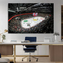 Vaudoise Lausanne Ice Hockey Arena Stadium Wall Art Canvas,