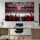 Carolina Hurricanes Ice Hockey Stadium Wall Art, Carolina
