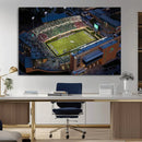 University of North Texas Mean Green Football Artwork,