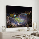 Duke University Blue Devils Football Print Canvas - Durham