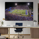 University of Kansas Jayhawks Football Team Print - Lawrence by MyGreatCanvas | Canvas Wall Art Prints | Photo Prints & Wall Decor