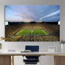 Michigan Stadium Wall Art Canvas Print, Vibrant Game Day by MyGreatCanvas | Canvas Wall Art Prints | Photo Prints & Wall Decor