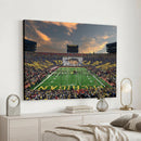 University of Michigan Wolverines Print Canvas, Football