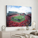 Cincinnati Bearcats Football Team Print - Nippert Stadium Wall Art Canvas Print