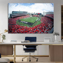 Cincinnati Bearcats Football Team Print - Nippert Stadium Wall Art Canvas Print