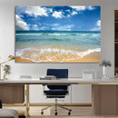 Sea View From the Beach Canvas Print
