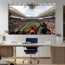 Miami Hurricanes Football Team Wall Art Print - Miami Hard