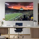 Eugene Autzen Stadium Canvas Wall Art Print – Sunset Over