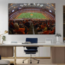 Syracuse University Orange Football Canvas Print, Football