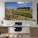 University of Wyoming Cowboys Football Team Print - Laramie