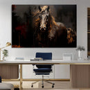 Abstract Black Horse Canvas Print for Farmhouse Wall Art | by MyGreatCanvas | Canvas Wall Art Prints | Photo Prints & Wall Decor