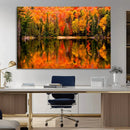 Forest Reflection Art | Autumn Forest Reflection Wall Art | by MyGreatCanvas | Canvas Wall Art Prints | Photo Prints & Wall Decor