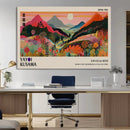 Yayoi 1986 Wall Art Print – Vibrant Sabi Sabi Japanese