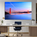 Large San Francisco Wall Art Canvas Print – Framed Golden by MyGreatCanvas | Canvas Wall Art Prints | Photo Prints & Wall Decor
