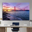 Golden Gate Bridge Wall Art Canvas Print – Framed San by MyGreatCanvas | Canvas Wall Art Prints | Photo Prints & Wall Decor