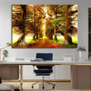 Sunshine in Forest and Trees Wall Art Canvas Print by MyGreatCanvas | Canvas Wall Art Prints | Photo Prints & Wall Decor