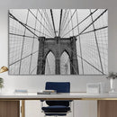 Large Brooklyn Bridge Wall Art Canvas Print