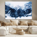 Abstract Blue Mountain Canvas Wall Art – Modern Triptych by MyGreatCanvas | Canvas Wall Art Prints | Photo Prints & Wall Decor
