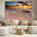 Sunset on Ocean Wall Art Canvas Print by MyGreatCanvas | Canvas Wall Art Prints | Photo Prints & Wall Decor
