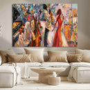 Abstract Afro American Jazz Canvas Wall Art | Music-Inspired by MyGreatCanvas | Canvas Wall Art Prints | Photo Prints & Wall Decor