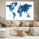 World Map Canvas Print – Framed Detailed Map of the World by MyGreatCanvas | Canvas Wall Art Prints | Photo Prints & Wall Decor