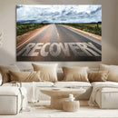 Recovery Road Wall Art Canvas Print