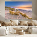 Sunrise On The Beach Wall Art Canvas Print