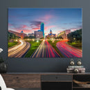 Dallas City Lights Large Wall Art Dallas Cityscape Canvas