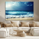 Majestic Ocean Wave Wall Art Canvas | 3 Panel Large Seascape by MyGreatCanvas | Canvas Wall Art Prints | Photo Prints & Wall Decor