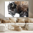 American Bison Wall Art Print – Majestic Buffalo Canvas