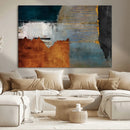 Modern Abstract Canvas Art Canvas Print - Framed and Ready