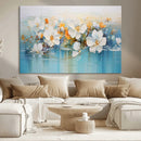 Abstract Flower Wall Art Canvas Print