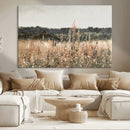 Abstract Wildflower Art Field Landscape Oil Painting Print,