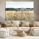 Wildflower Field Wall Art Canvas | Nature-Inspired Landscape