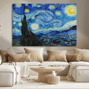 Vincent Van Gogh The Starry Night Abstract Wall Art Canvas