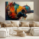 Abstract Guitar Wall Art Canvas | Vibrant Music-Inspired Art by MyGreatCanvas | Canvas Wall Art Prints | Photo Prints & Wall Decor