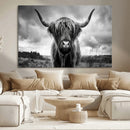 Scottish Cow Wall Art Canvas Print | Longhorn Wall Art | by MyGreatCanvas | Canvas Wall Art Prints | Photo Prints & Wall Decor