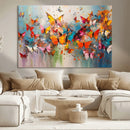 Abstract Butterfly Wall Art Canvas Print