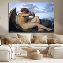 Fallen Angel Wall Art Canvas Print – Classic Art, Framed,