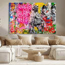 Follow Your Dreams & Love is All We Need Graffiti Street Art