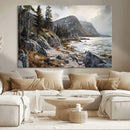 Serene Coastal View of Acadia National Park - Stunning