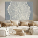 Abstract Tree Ring Wall Art Canvas Print – Nature-Inspired,
