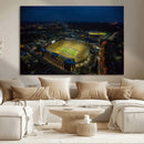 Michigan Stadium Night Game Wall Art – Sports Arena Aerial by MyGreatCanvas | Canvas Wall Art Prints | Photo Prints & Wall Decor