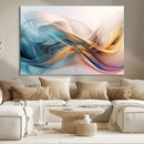 Abstract Flowing Colors Wall Art Canvas Print
