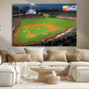 Angel Stadium Aerial Canvas Print – Los Angeles Angels