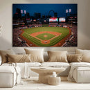 St. Louis Cardinals Baseball Team Print - Busch Stadium Wall by MyGreatCanvas | Canvas Wall Art Prints | Photo Prints & Wall Decor